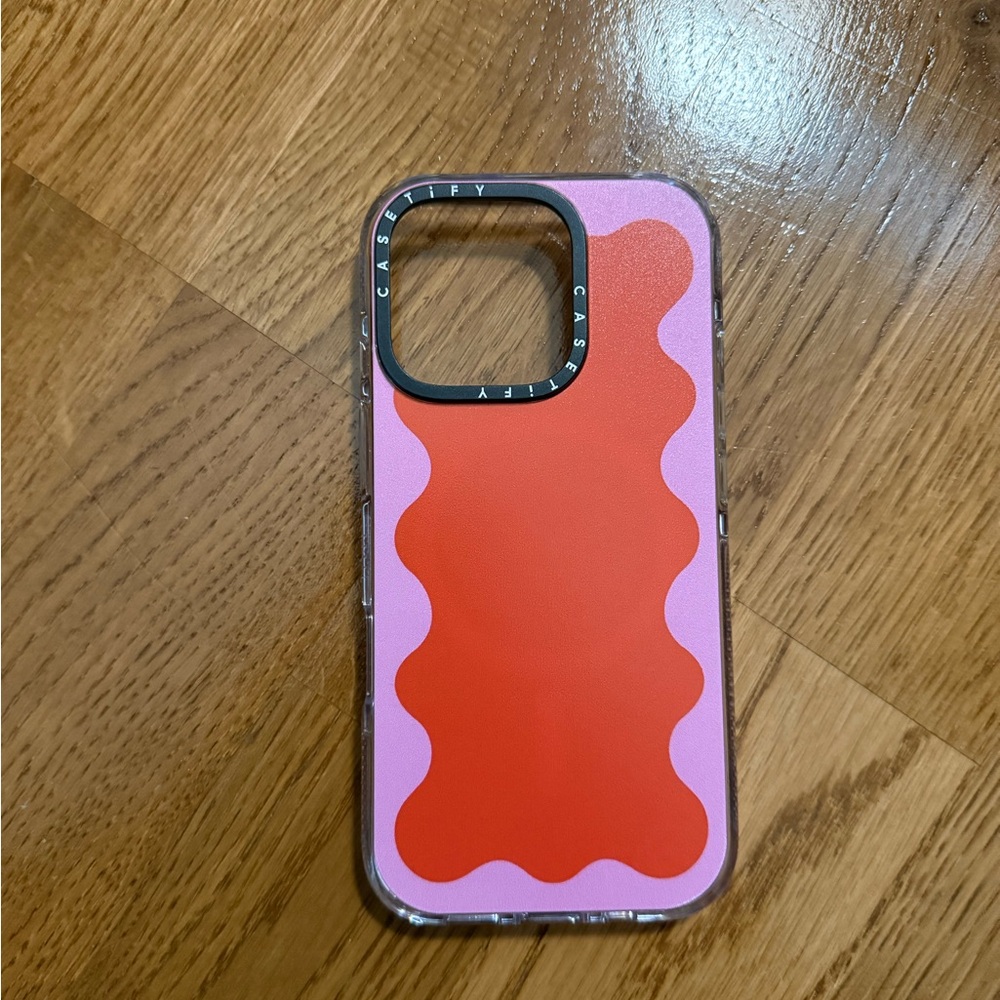iPhone 16 Pro Casetify Red and Pink Phone Case